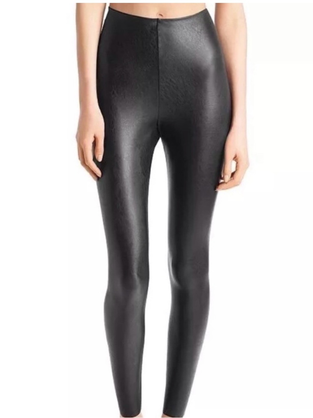 Commando High-Rise Black Faux Leather Leggings